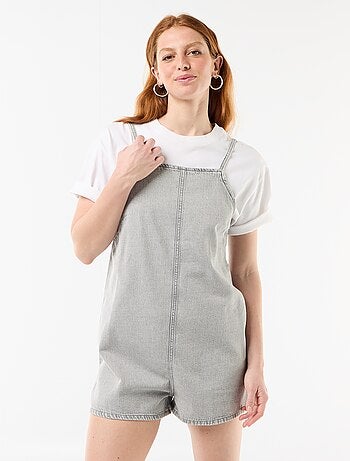 Korte tuinbroek jumpsuit