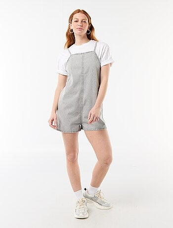 Korte tuinbroek jumpsuit