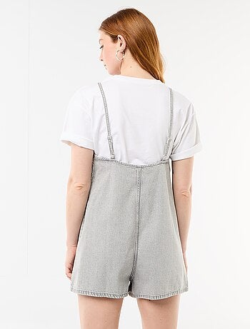 Korte tuinbroek jumpsuit