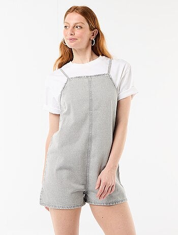 Korte tuinbroek jumpsuit