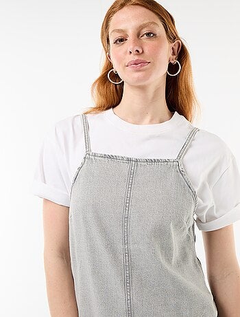 Korte tuinbroek jumpsuit