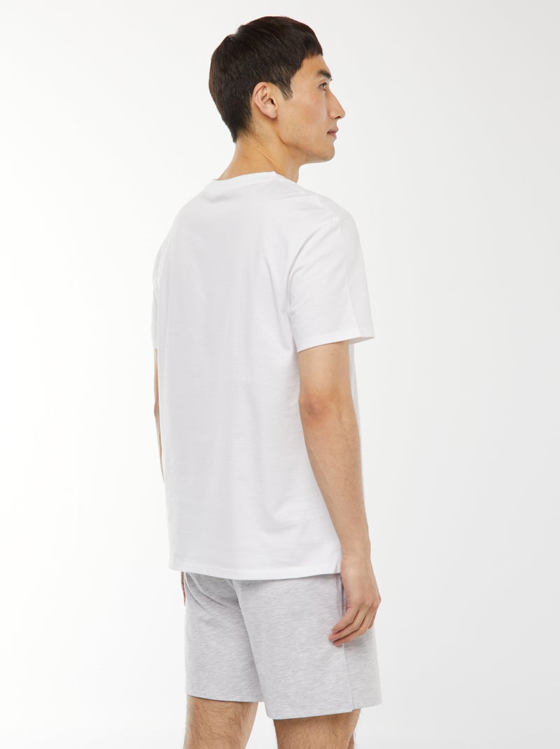 2026 - Tweedelige herenset met T-shirt met korte mouwen en shorts