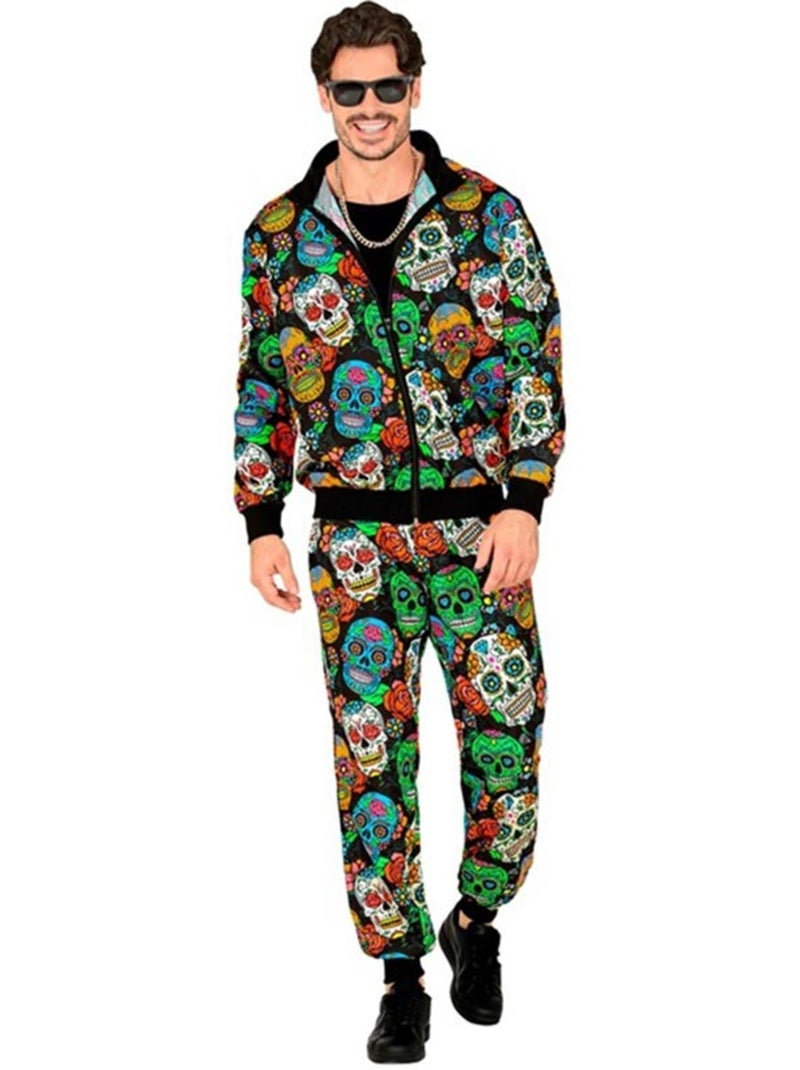 Kostuum of trainingspak voor Día de Muertos (Dag van de Doden) Multicolor - Kiabi