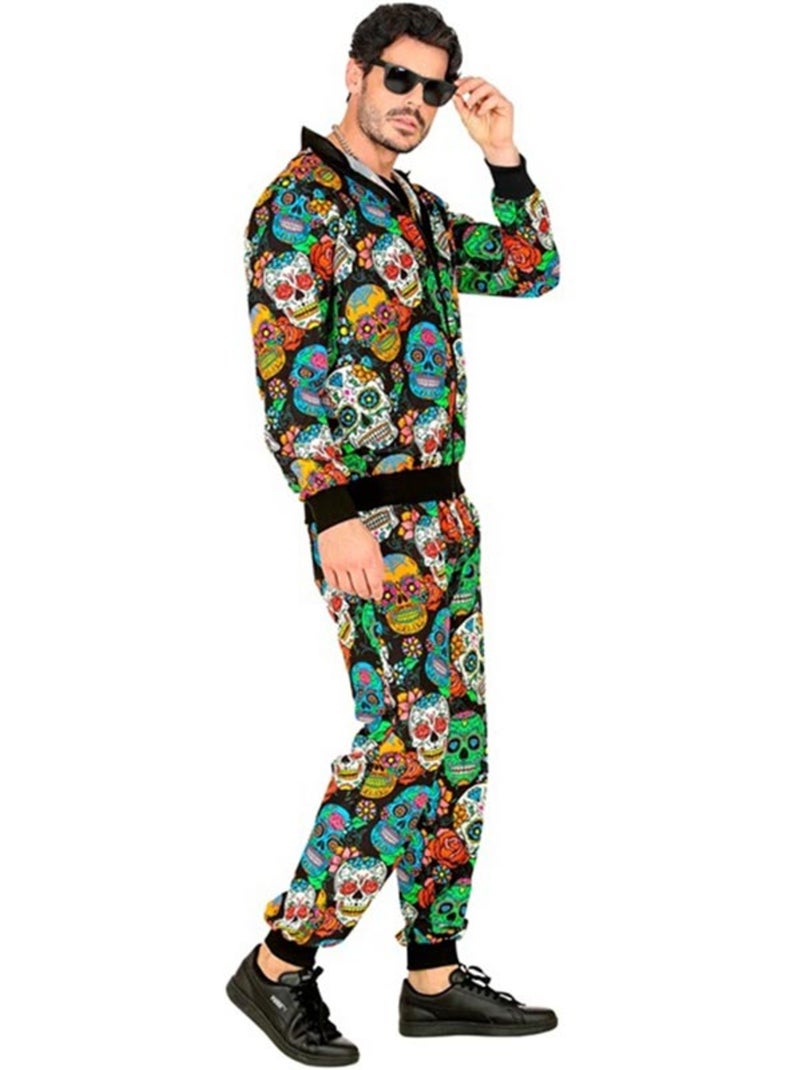Kostuum of trainingspak voor Día de Muertos (Dag van de Doden) Multicolor - Kiabi
