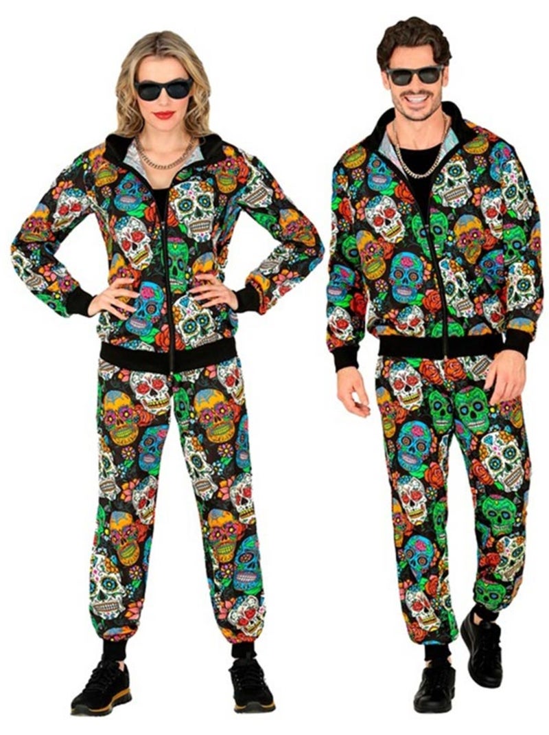 Kostuum of trainingspak voor Día de Muertos (Dag van de Doden) Multicolor - Kiabi