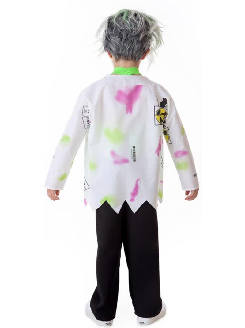 Kostuum van de gestoorde wetenschapper Multicolor - Kiabi