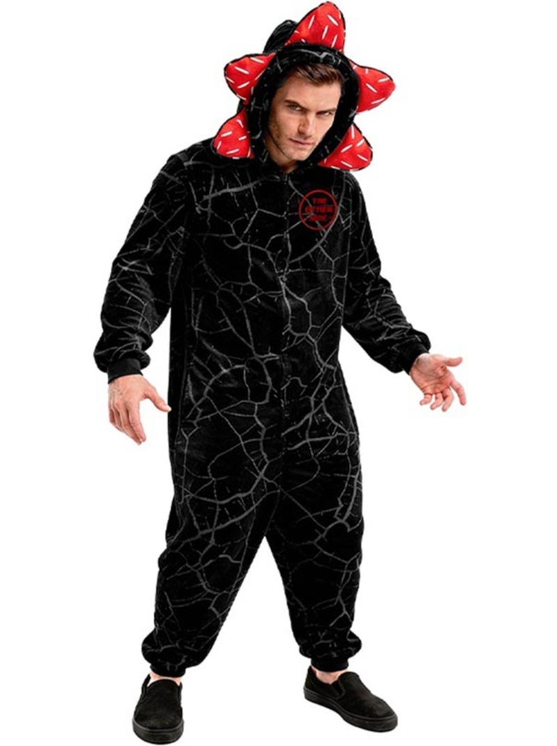 Kostuum van een bloemenmonster uit de onderwereld voor volwassenen Multicolor - Kiabi