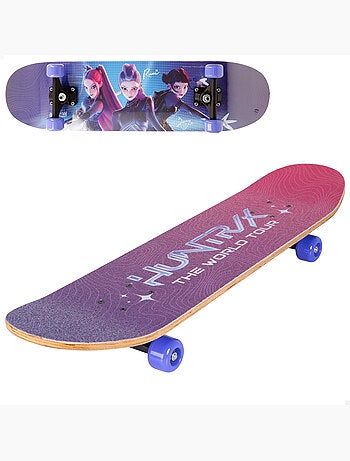 Kpop demon hunters houten skateboard max. 50 kg + 5 jaar