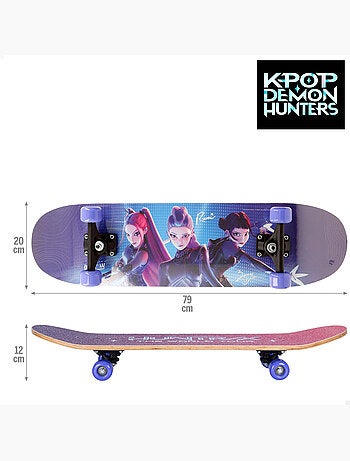 Kpop demon hunters houten skateboard max. 50 kg + 5 jaar