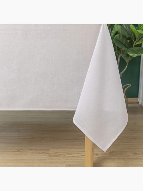 Kreukvrij, vlekbestendig tafelkleed met gevlekt effect - Kiabi Kreukvrij, vlekbestendig tafelkleed met gevlekt effect - Kiabi