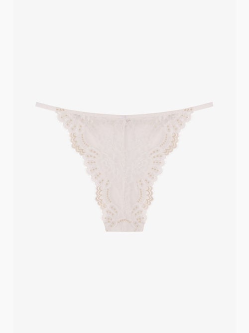 Kırık lacy slip slip penti - Kiabi Kırık lacy slip slip penti - Kiabi