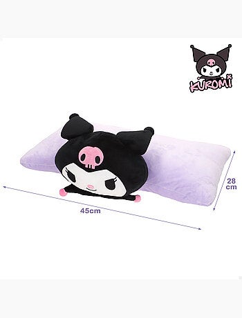 Kuromi coussin 2 en 1, doux et velouté, en peluche