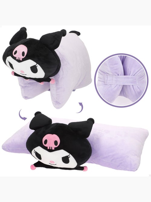 Kuromi coussin 2 en 1, doux et velouté, en peluche - Kiabi