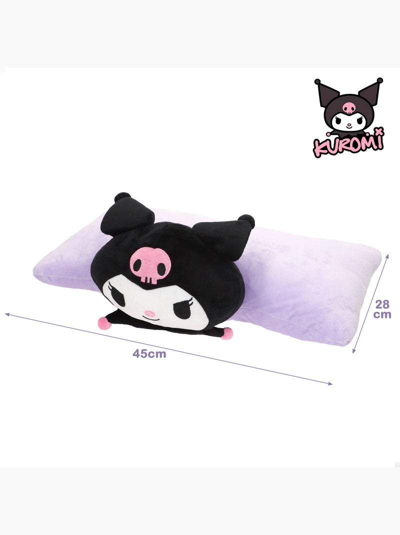 Kuromi coussin 2 en 1, doux et velouté, en peluche Mauve lilas - Kiabi