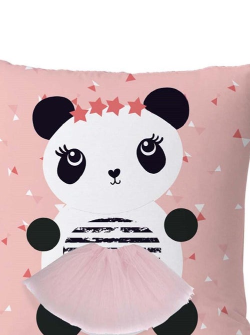 Kussen kids panda rose 100% katoen – Future Home Home - Kiabi Kussen kids panda rose 100% katoen – Future Home Home - Kiabi