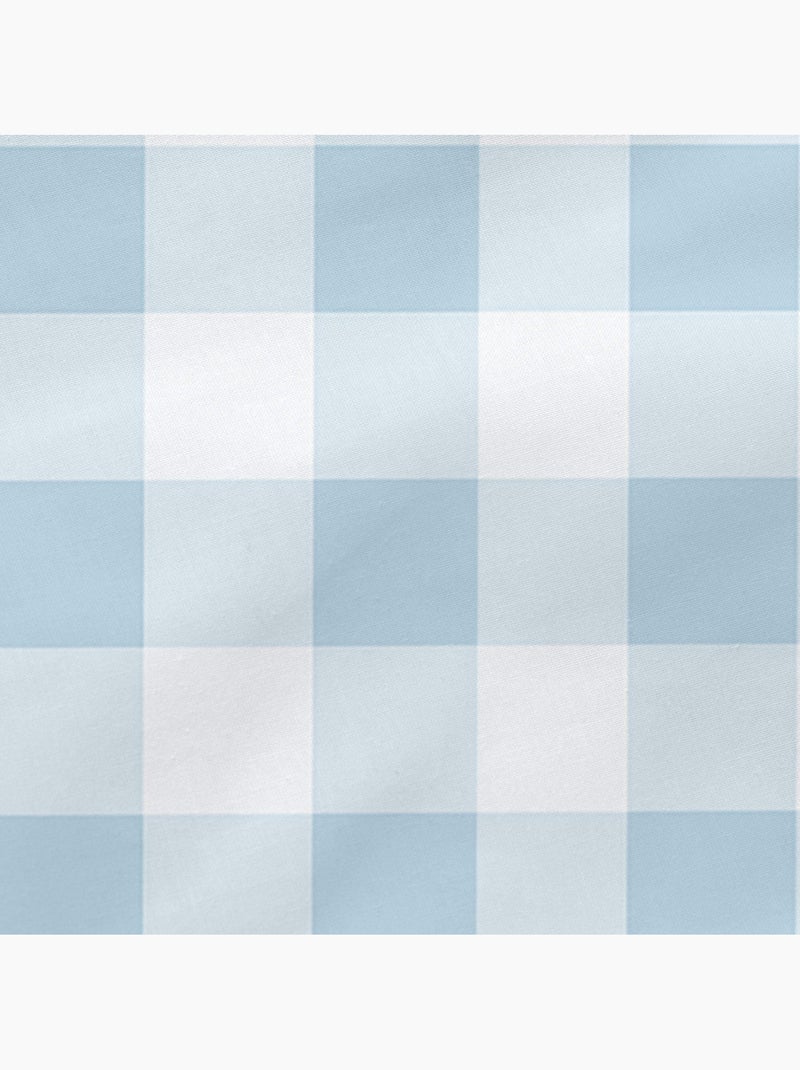 Kussen Vichy "Happyfriday" Blauw - Kiabi