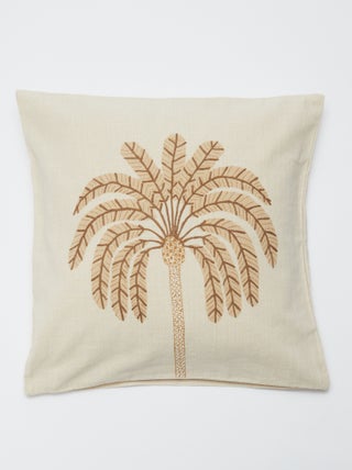 Kussenhoes (45x45cm) met linnenlook - Kiabi Home