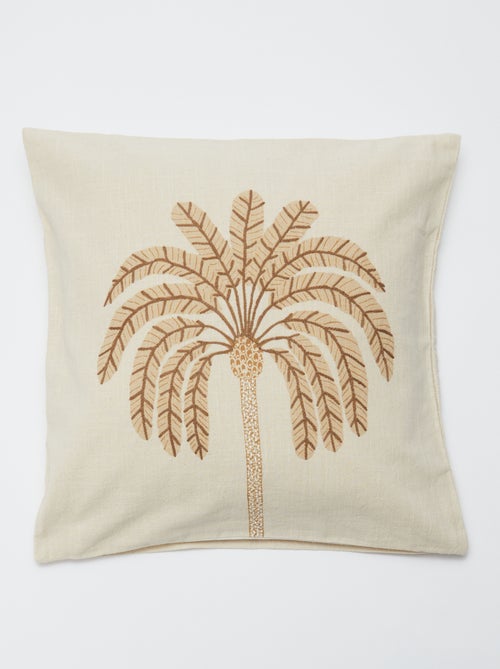 Kussenhoes (45x45cm) met linnenlook - Kiabi Home - Kiabi