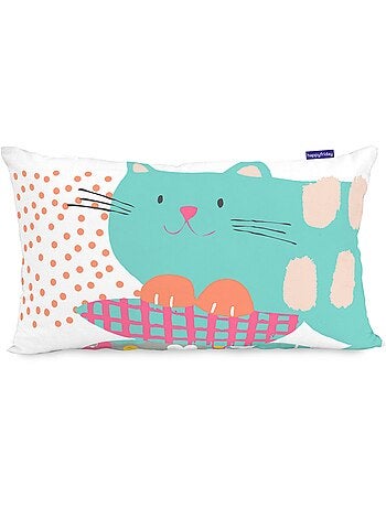 Kussenhoes Cat & mouse "Happyfriday