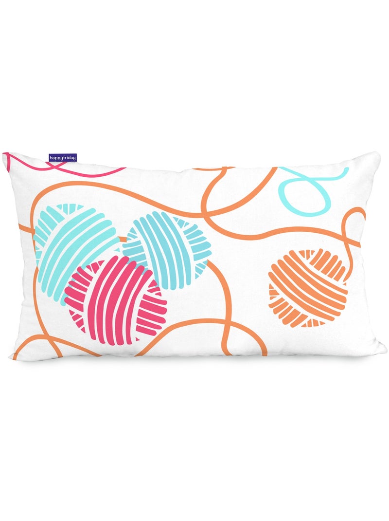 Kussenhoes Cat & mouse "Happyfriday" Multicolor - Kiabi