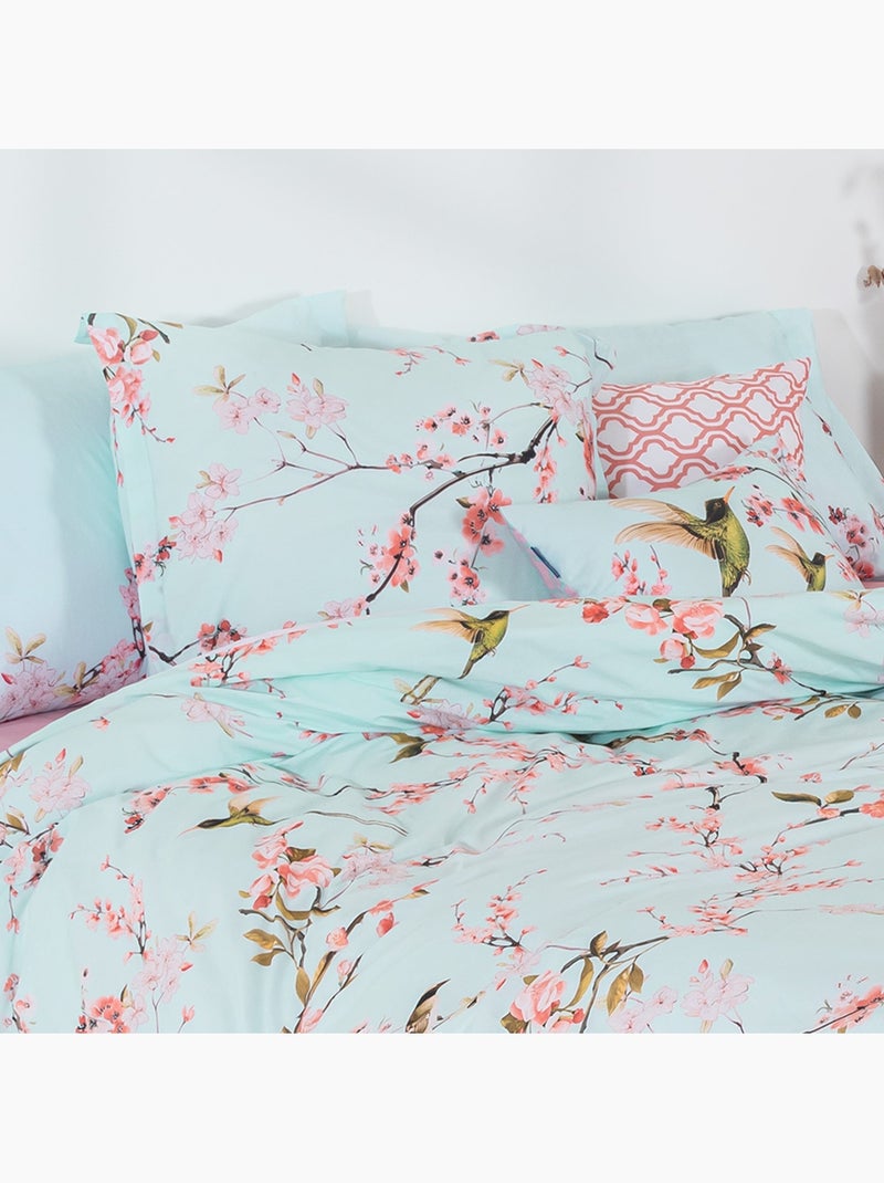 Kussenhoes Chinoiserie "Happyfriday" Multicolor - Kiabi