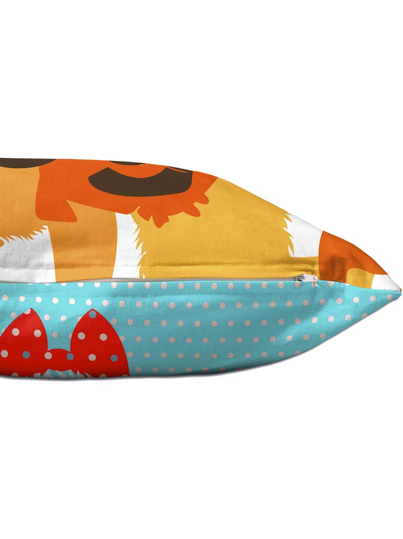 Kussenhoes Dogs "Happyfriday" Multicolor - Kiabi