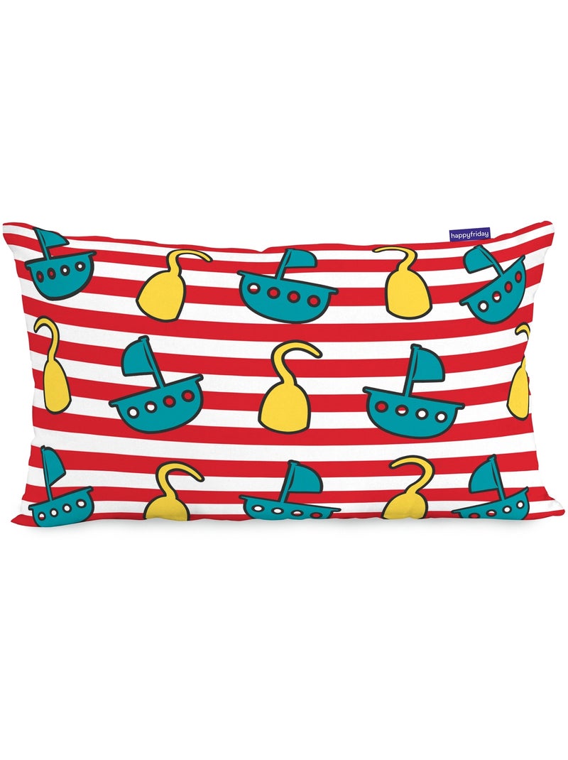 Kussenhoes Flying boy "Happyfriday" Multicolor - Kiabi