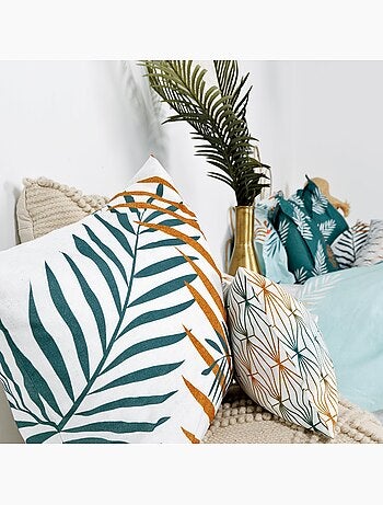 Kussenhoes Foliage mint "Happyfriday