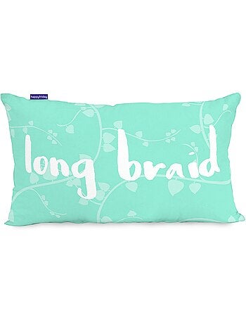 Kussenhoes Long braid "Happyfriday