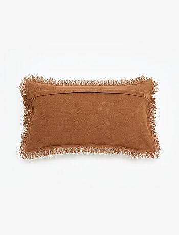 Kussenhoes met franjes 30 x 50 cm