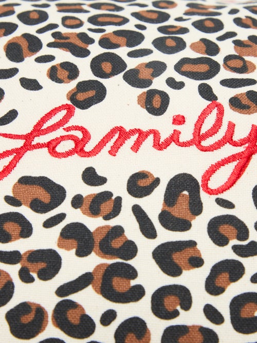 Kussenhoes met luipaardprint Agathe Sorlet x Kiabi - 30 x 50 cm - Kiabi