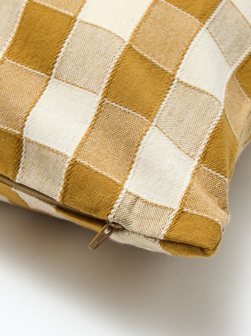 Kussenhoes met ruitjes (45x45 cm) - Kiabi Home - Kiabi