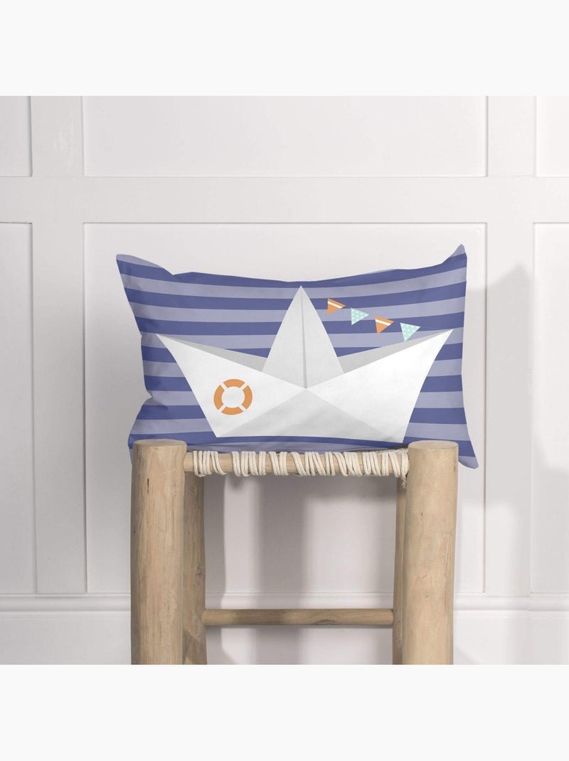 Kussenhoes Sailor "Happyfriday" Multicolor - Kiabi