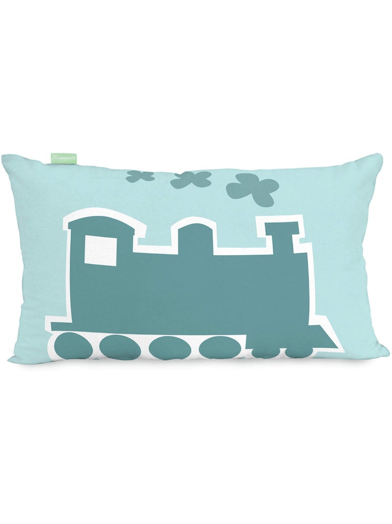 Kussenhoes Train "Happyfriday" Multicolor - Kiabi