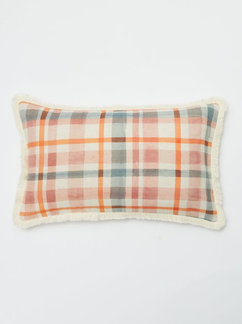 Kussenhoes van linnenmix (50x30 cm) - Kiabi Home - Kiabi