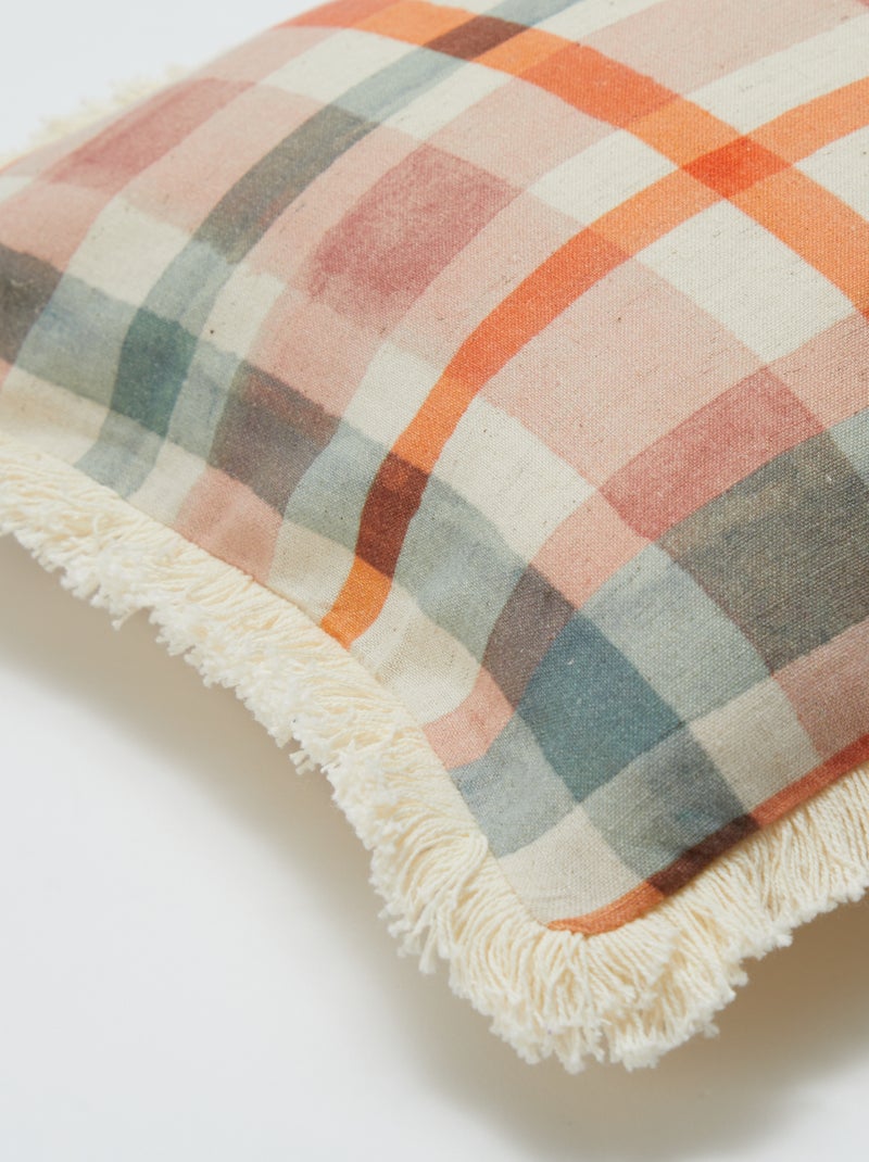 Kussenhoes van linnenmix (50x30 cm) - Kiabi Home BIEGE - Kiabi