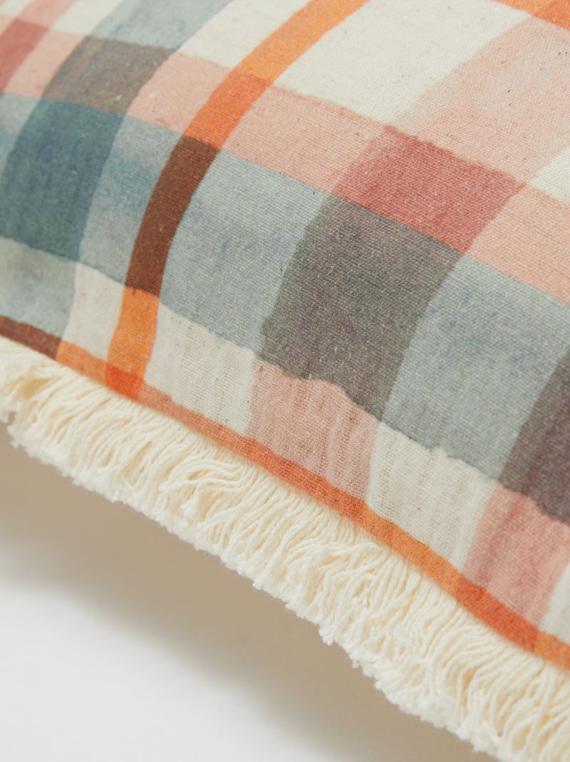 Kussenhoes van linnenmix (50x30 cm) - Kiabi Home BIEGE - Kiabi