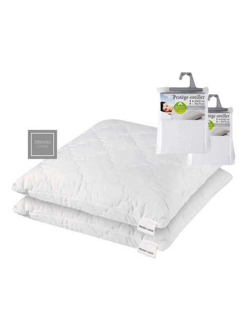Kussens van polyester flocon mémoire de forme promo linge - Kiabi Kussens van polyester flocon mémoire de forme promo linge - Kiabi
