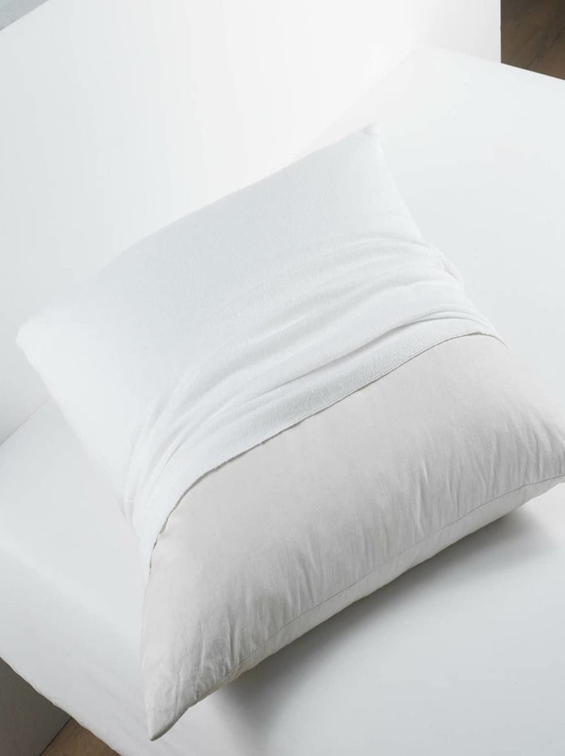 Kussens van polyester flocon mémoire de forme promo linge Wit - Kiabi