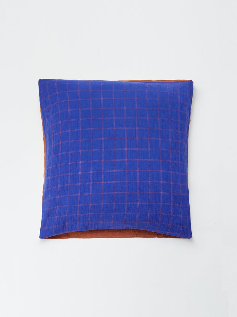 Kussensloop 63 x 63 cm - Kiabi Home BLAUW - Kiabi