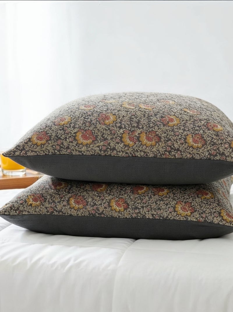 Kussensloop 63 x 63 cm - Kiabi Home Donkergrijs / Antraciet - Kiabi