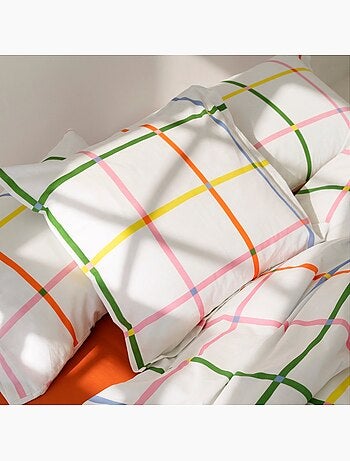 Kussensloop Color lines "Happyfriday