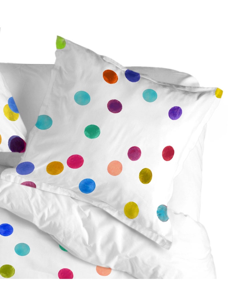 Kussensloop Confetti "Happyfriday" Multicolor - Kiabi
