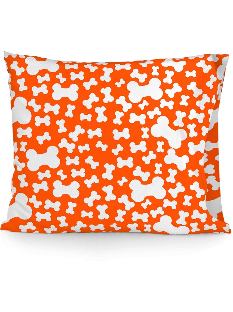 Kussensloop Dogs "Happyfriday" Multicolor - Kiabi