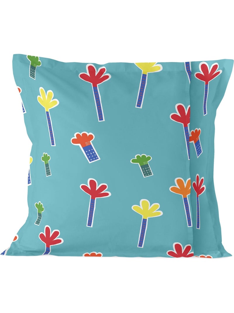 Kussensloop Funnysaurus "Happyfriday" Multicolor - Kiabi