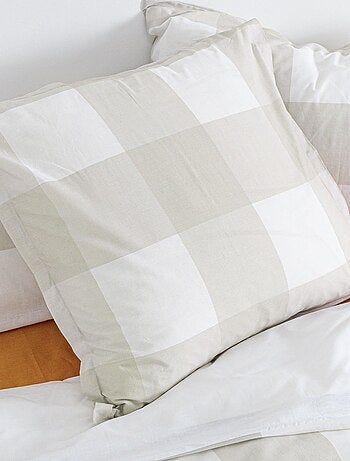 Kussensloop Gingham "Happyfriday