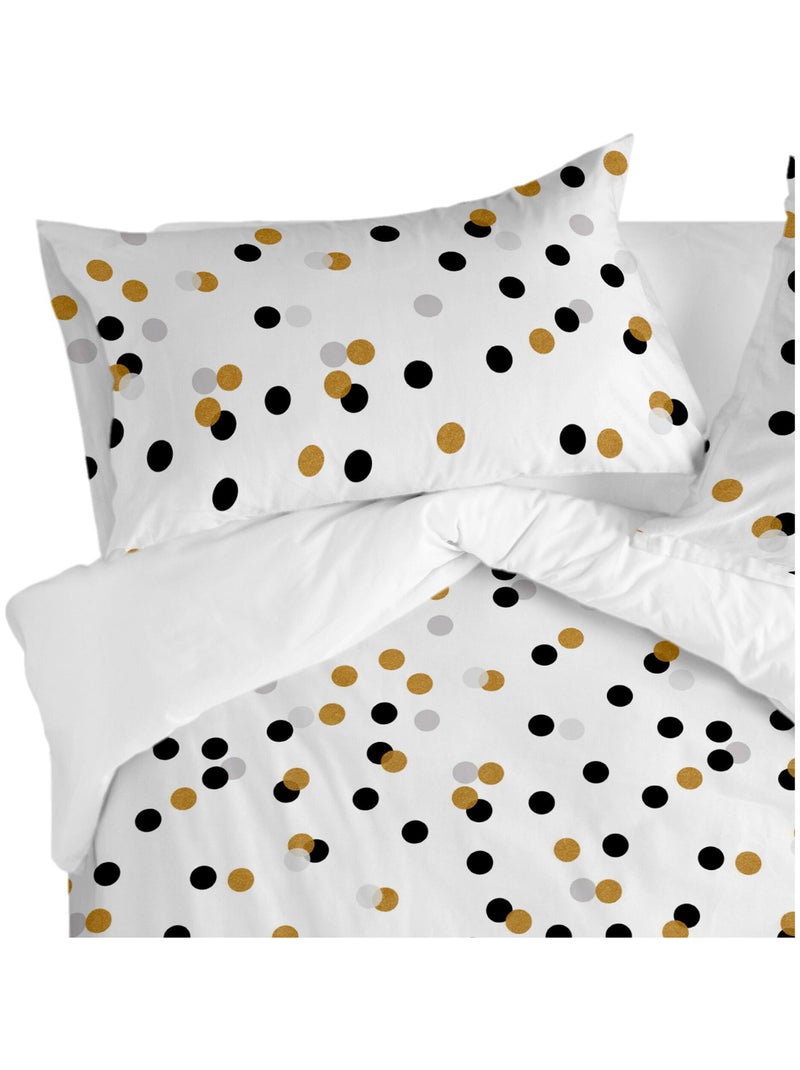 Kussensloop Golden dots "Happyfriday" Multicolor - Kiabi