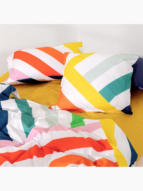Kussensloop Happy stripes "Happyfriday" - Kiabi
