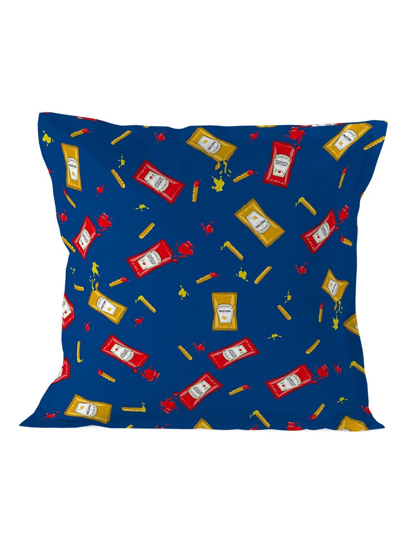 Kussensloop Hotdog "Happyfriday" Multicolor - Kiabi