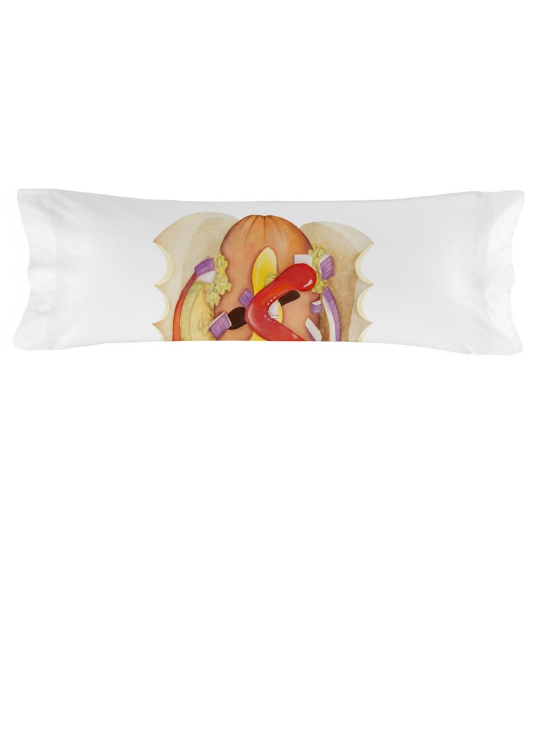 Kussensloop Hotdog "Happyfriday" Multicolor - Kiabi